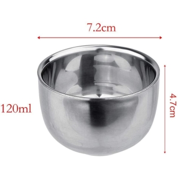 Kubek do kawy z podwójną ścianką ze stali nierdzewnej 120ml [13030000325]